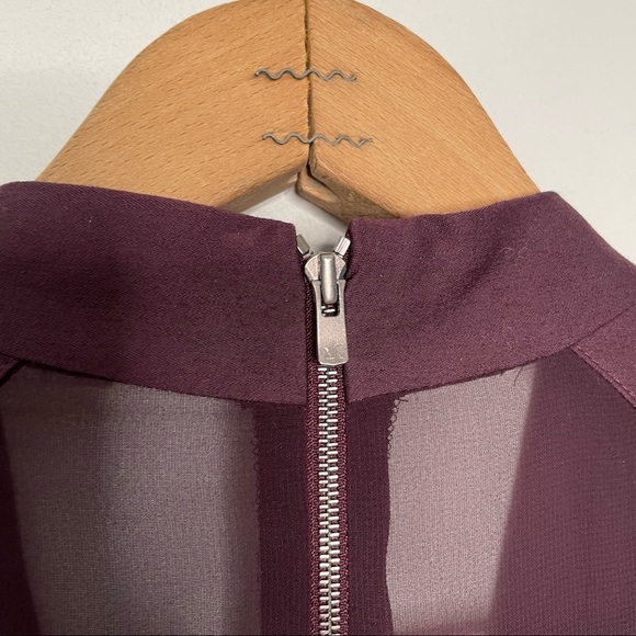 Helmut Lang | Purple Silk Dress - Picture 8 of 11